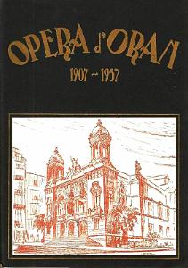 ORAN 1957 OPERA D ORAN PROGRAMME DU CINQUANTENAIRE